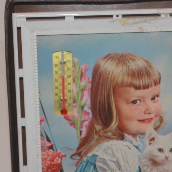 Vintage Acme Foodland Store Advertising Thermometer Picture Original Box - Picture 2 of 5